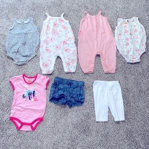 Lot of 6-12 month baby summer clothes